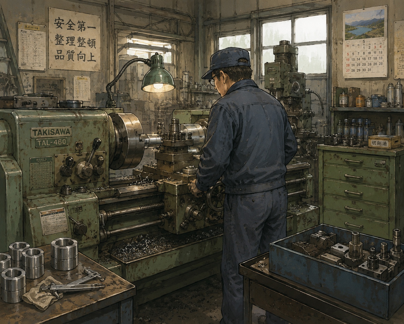 初澤製作所 イラストロゴ